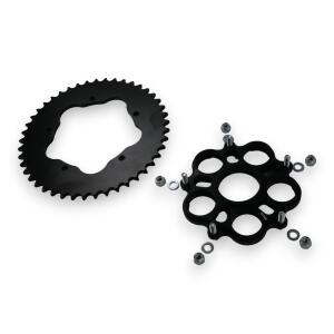 Kettenradset mit Kettenrad Z.45 Adapter für Ducati...