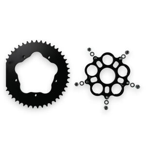 Kettenradset mit Kettenrad Z.45 Adapter für Ducati...