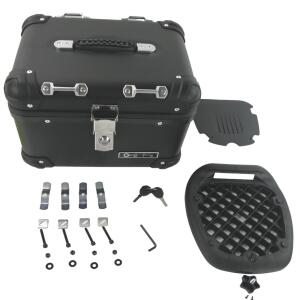 Topcase für Moto Guzzi California 1000 II35 Liter Black Aluminium-Design