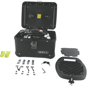 Topcase für Moto Guzzi California 1000 II35 Liter Black Aluminium-Design