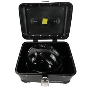 Topcase für Moto Guzzi California 1000 II35 Liter Black Aluminium-Design