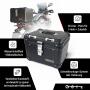 Topcase für VOGE DSX 500 35 Liter Black Aluminium-Design