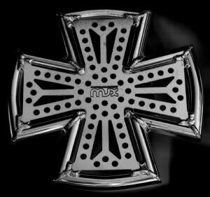 Frontbumper X-7 SMC Barossa Explorer SEIKEL Sachs Kreidler Rex 150 - 300 schwarz