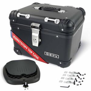 Topcase für Peugeot Sum-Up 125  im robusten 35 Liter Black Aluminium-Design