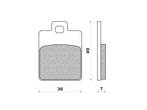 Bremssattel für Aprilia SR50, Malaguti F12, F15, Piaggio Liberty, Vespa ET2, ET4, Zip