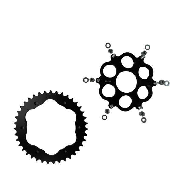 Kettenradset mit Kettenrad Z.39 Adapter für Ducati Biposto/Diavel/Monoposto/Strada/Monster/Panigale/Streetfighter