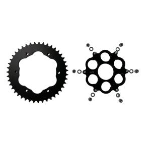Kettenradset mit Kettenrad Z.43 Adapter für Ducati...