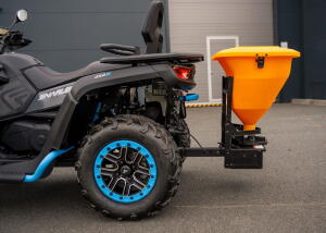 Salzstreuer Schleuderstreuer Funkbedienung Profi Streuer 100 KG ATV/UTV