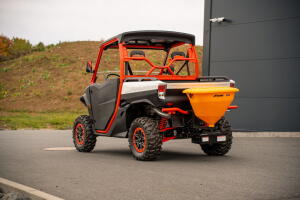 Salzstreuer Schleuderstreuer Funkbedienung Profi Streuer 100 KG ATV/UTV