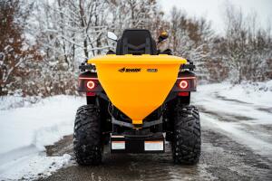 Salzstreuer Schleuderstreuer Funkbedienung Profi Streuer 100 KG ATV/UTV