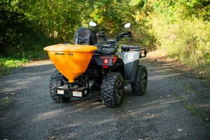 Salzstreuer Schleuderstreuer Shark Streuer 100 KG ATV/UTV