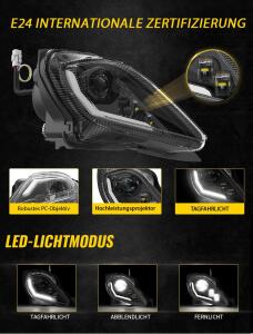 LED-Scheinwerfer & Blinker paar für Yamaha Raptor YFM700/350R/YFZ450R/X Wolverine450/350