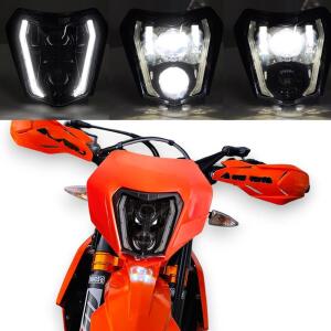 Scheinwerfer LED  für KTM EXC XCW SX SXF SMC-R 125 250 350 450 500 690 17-23