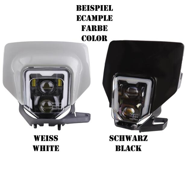 Scheinwerfer LED Lampenschirm Komplettset für Husqvarna FE/TE Bj.17-22