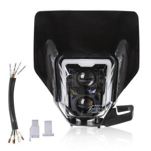 Scheinwerfer LED Lampenschirm Komplettset für Husqvarna FE/TE Bj.17-22