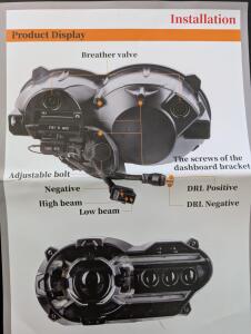 Headlight LED for BMW R 1200 GS year 04-12