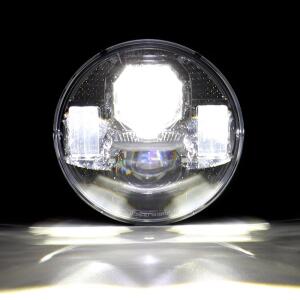 Scheinwerfer Hi/Lo Beam für Harley Davidson E24 E-Nummer 5,75 Zoll LED