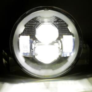 Scheinwerfer LED für Harley Davidson 7 Zoll Universal