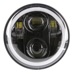 Scheinwerfer LED Halo Ring für Harley Sportster Dyna 5.75 zoll