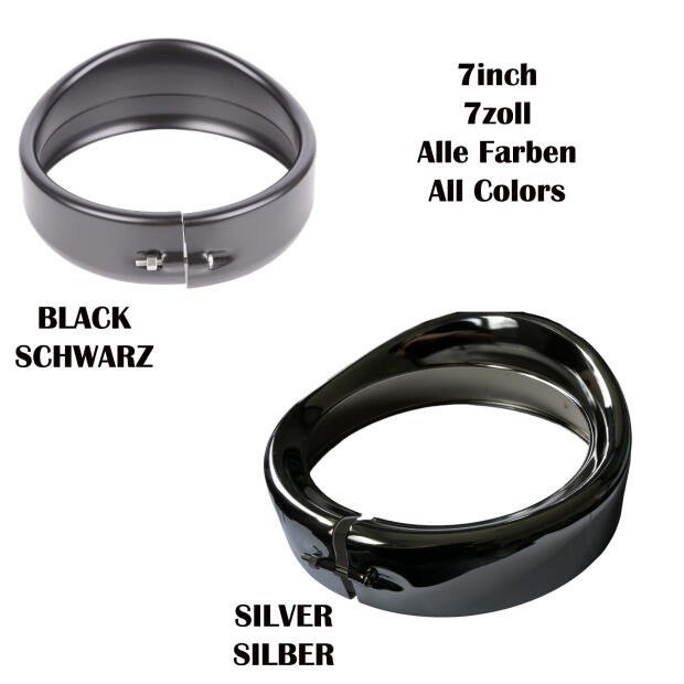 Scheinwerfer Zierring 7 zoll für Harley Davidson verschiedene modelle