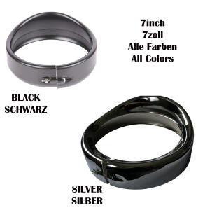 Headlight trim ring 7 inch for Harley Davidson various...