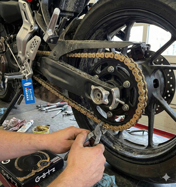 Kette verstärkt für Fantic 125 TL Enduro/Motard (PERF./COM./CASA) Baujahre 2018-2021