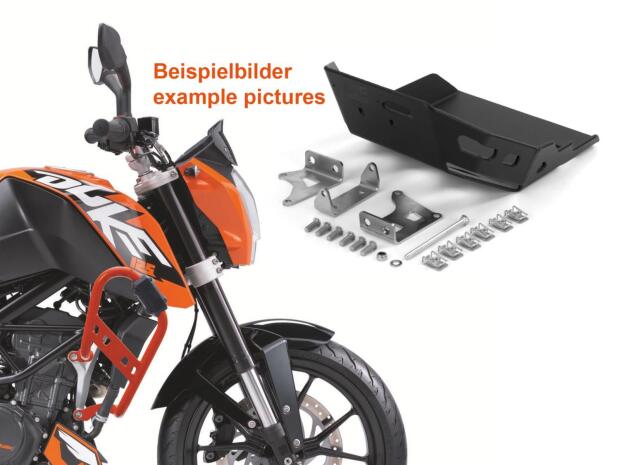 Motorschutz für KTM 125 Duke Bj. 2011-2016 silber