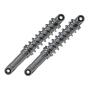 Shock absorber set universal 360mm chrome moped