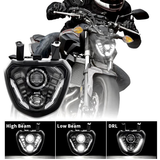 LED headlight for Yamaha MT-07 FZ07 14-17