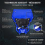 Scheinwerfer LED für Yamaha WRF 450 / 250 Blau Komplettset