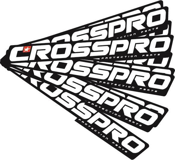 Aufkleber Sticker Crosspro Schwarz