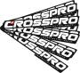 Aufkleber Sticker Crosspro Schwarz