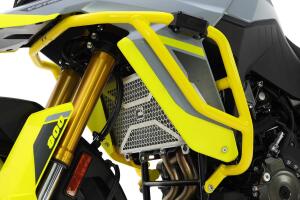 Kühlerschutz für Suzuki V-Strom DL800 ab 23 Edelstahl gebürstet