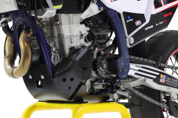 DTC HARD Enduro engine and connection protection for Husqvarna/KTM black