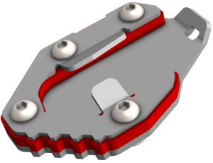 Side stand base extension for BMW R 1300 GS year 23-24 black