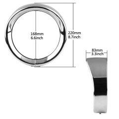 Scheinwerfer Zierring 7 zoll für Harley Davidson verschiedene modelle Schwarz