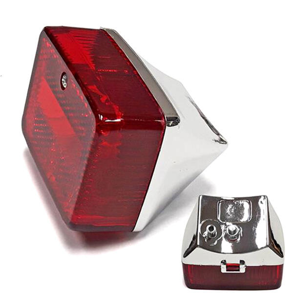 Rücklicht chrom für Hercules / Sachs Prima 2 3 4 5 S / Optima Mofa Moped