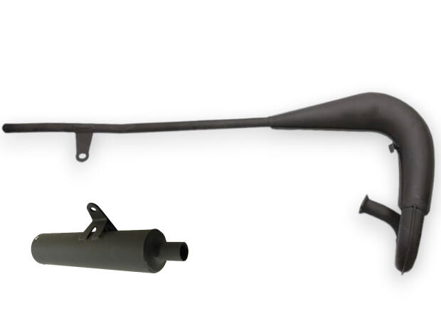 Auspuff passend für Suzuki TS 50 X / XK 82-01 Giannelli Komplettanlage