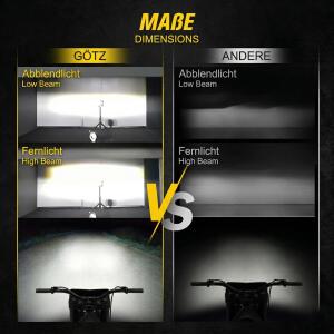 Phare LED pour Harley Davidson 5.75 pouces low