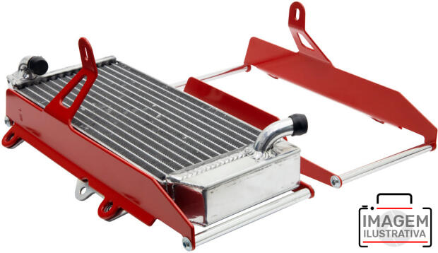 Radiator guard front/rear for GasGas KTM Husqvarna red