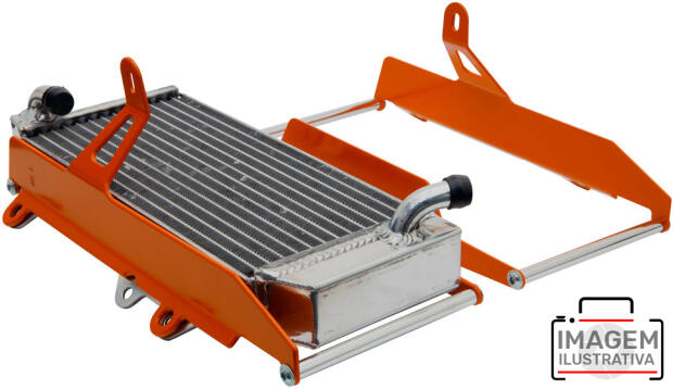 Kühlerschutz Vorne/Hinten für GasGas für KTM Husqvarna Orange