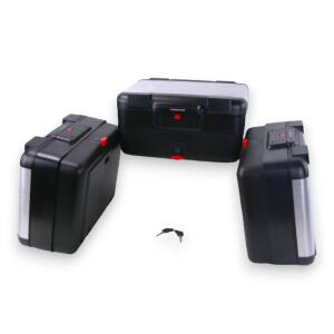 Koffer 3-er Set Seitenkoffer 35L mit Top Case 40L