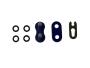 Chain clip lock for 520 chains, BLUE