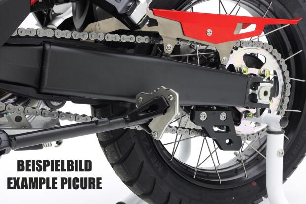 Seitenständer-Basisverlängerung für Honda CRF 1100L Africa Twin 20-24 gebürstet/Schwarz matt