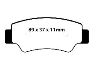 Bremsbeläge Typ FA747 CF Moto ATV hinten
