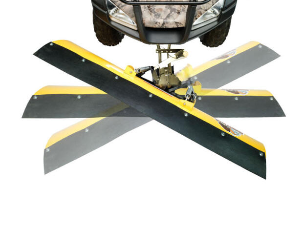 Schneeschild Kunststoff Elektronische Seitenversellung für Quad ATV UTV Schneepflug