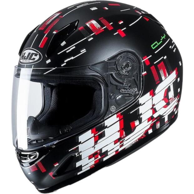 Helmet HJC Motorcycle Integral HJC CL-Y Garam MC5SF Black Red M (53)