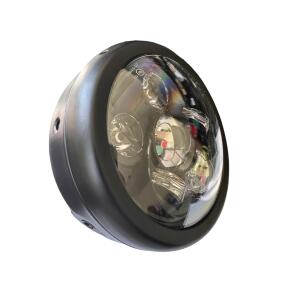 LED Scheinwerfer mit Gehäuse 5.75 Zoll schwarz Set Low