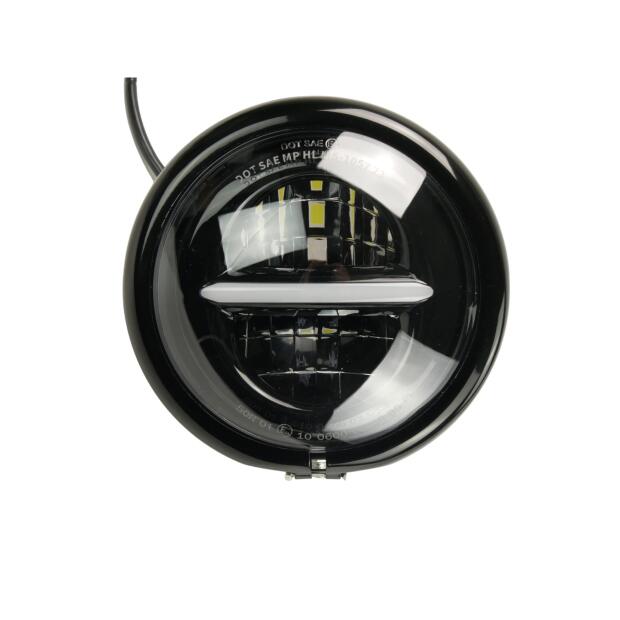 LED headlight 5.75 inch with headlight housing with E number