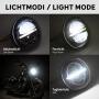 LED Scheinwerfer Classic mit Gehäuse schwarz 5.75 Zoll mit E-Nummer